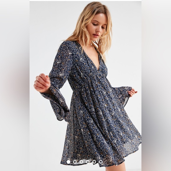 Urban Outfitters Dresses & Skirts - UO Lucca Couture Empire Waist Bell-Sleeve Dress
